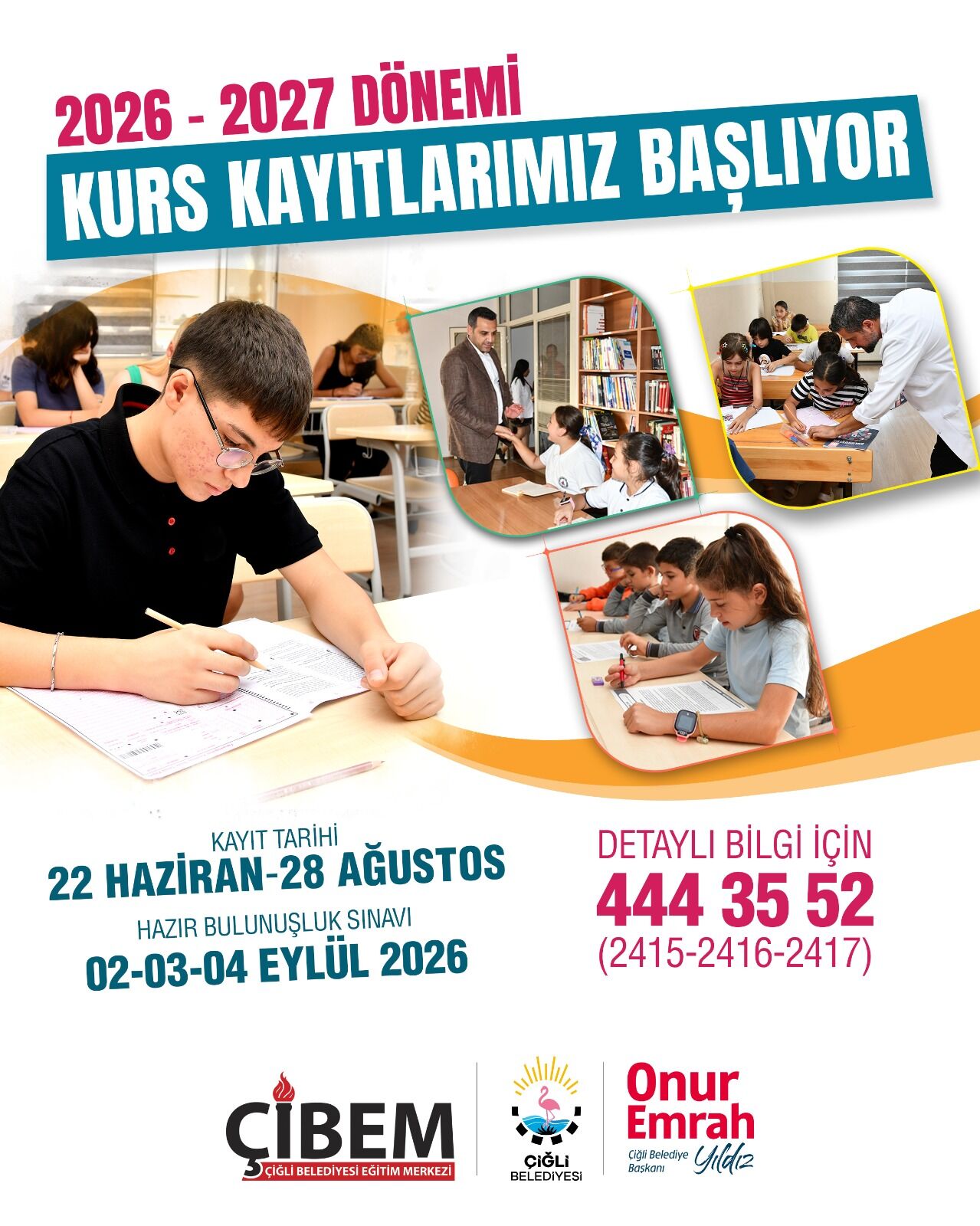 Çi̇bem’den Öğrencilere Ücretsiz Sınav Hazırlık Desteği! Çiğli Belediyesi Yeni Dönem Kayıt Sürecini Duyurdu