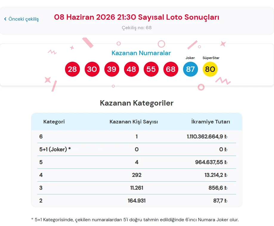 Çılgın Sayısal Loto-9