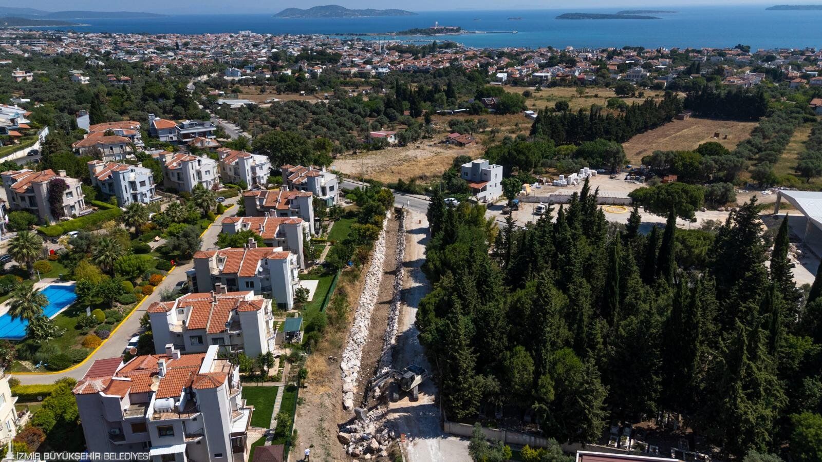 İzmir’de Sel Riskine Karşı Dev Hamle! Binlerce Ton Taş Döşendi (2)