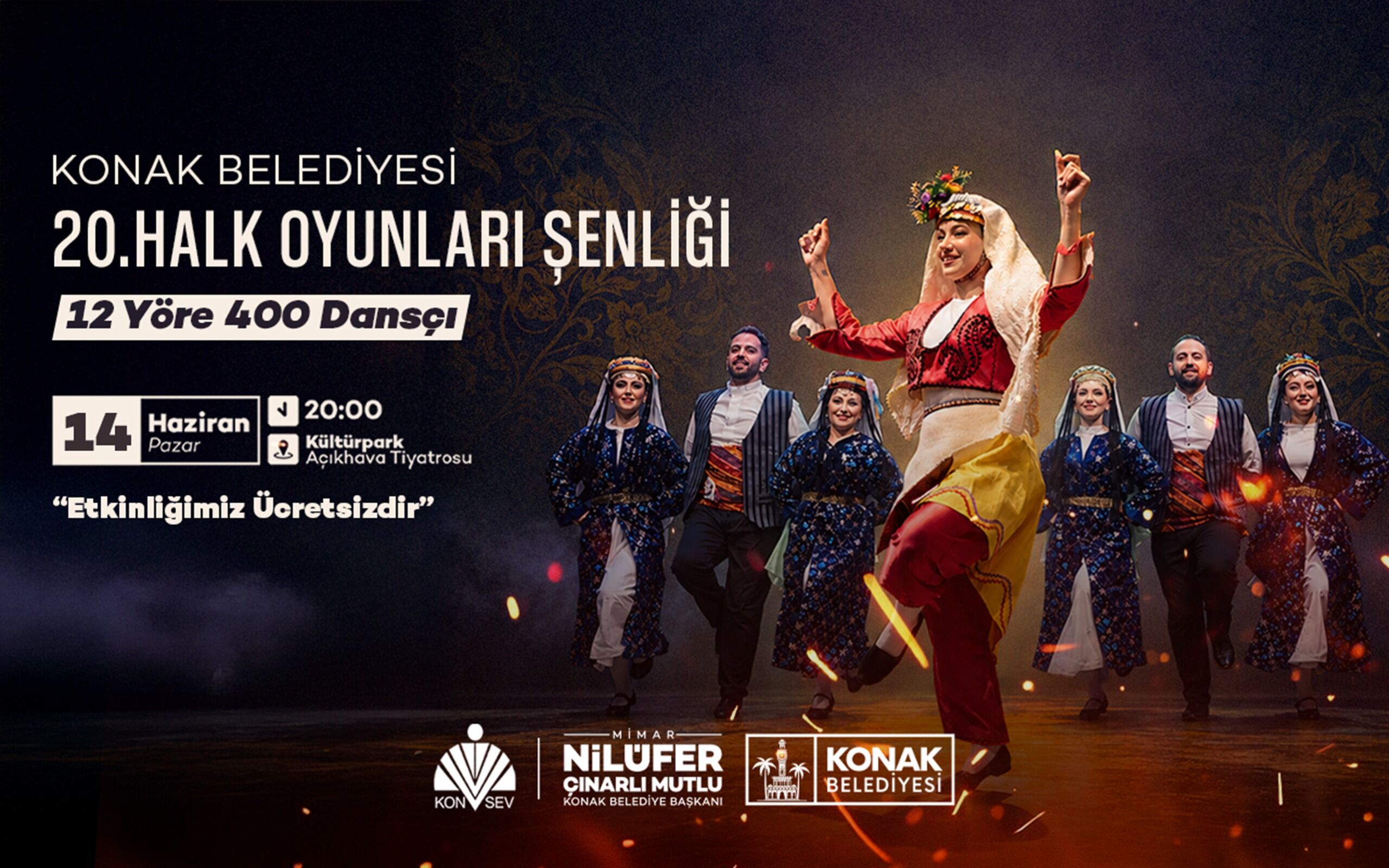 Konak’ta 20 Yıllık Gelenek Devam Ediyor 400 Dansçı Aynı Sahneye Çıkacak (2)