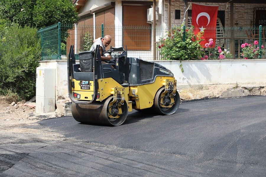 Menderes'te Sahil Yolları Yenileniyor Maydonoz Koyu'nda Son Durum (2)