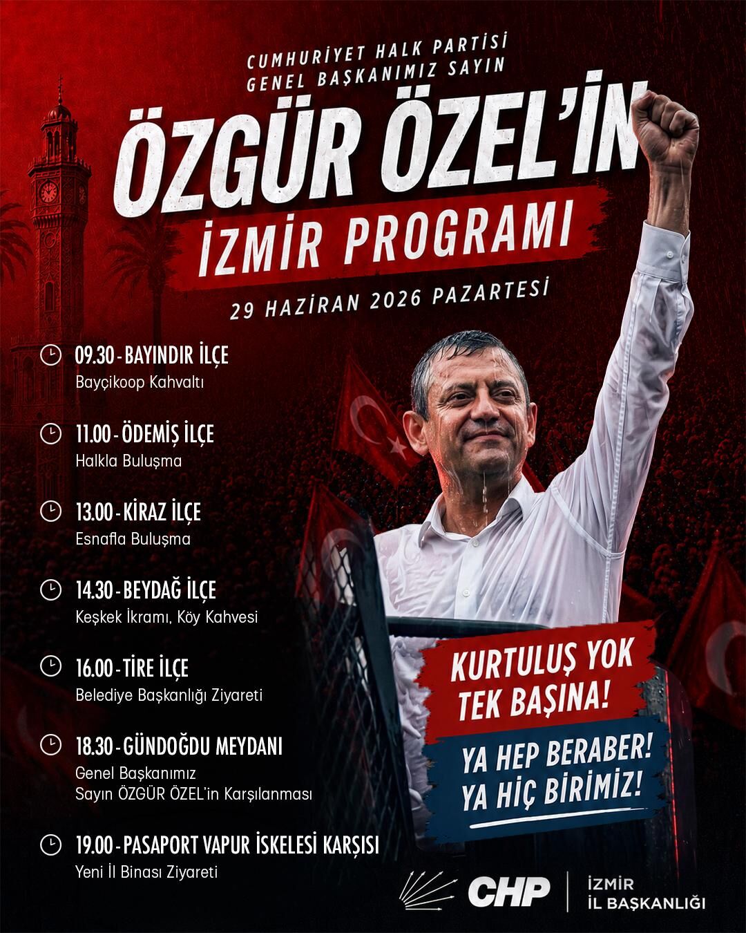 Ozgur Ozel Izmirde
