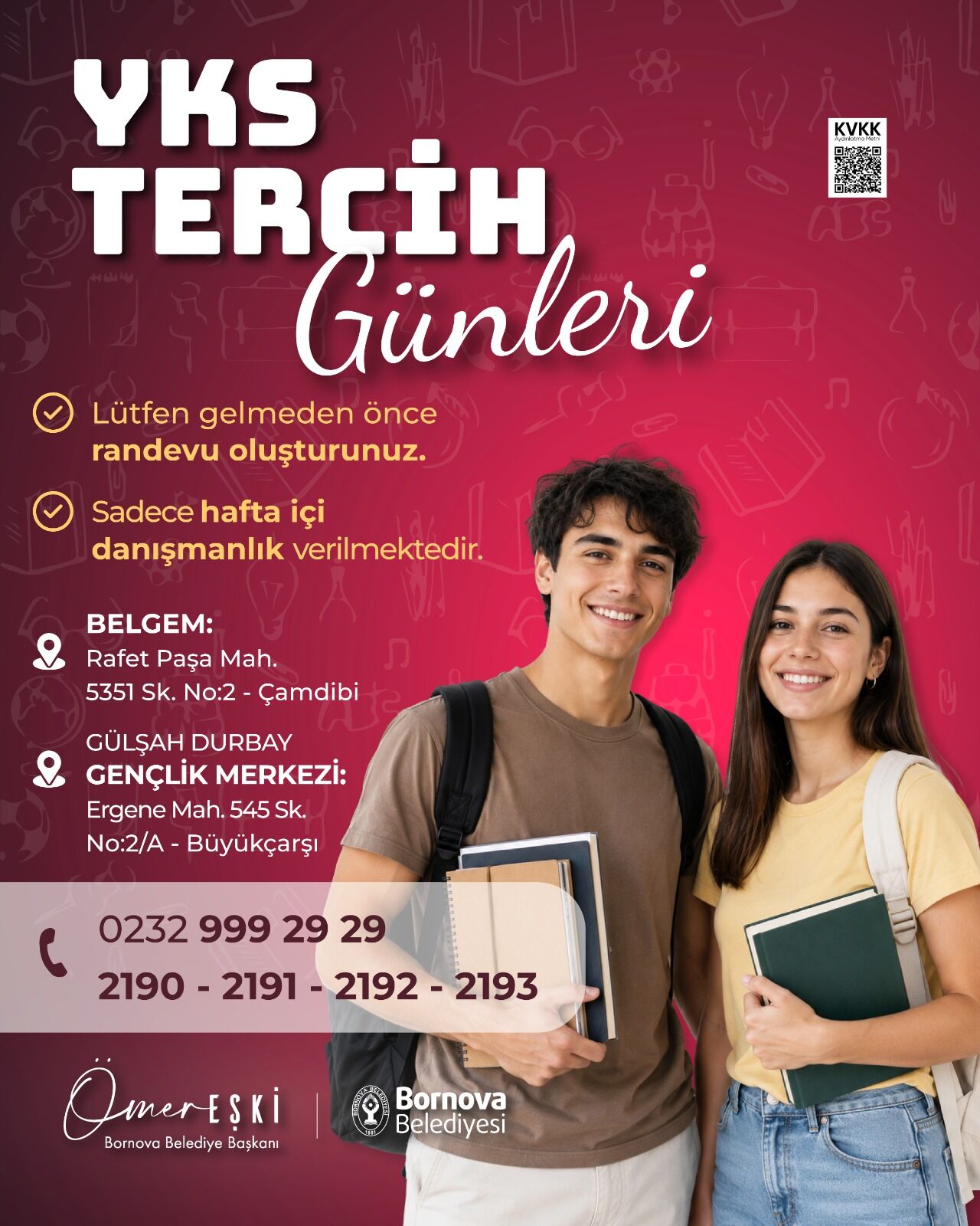 Başkan Eşki Duyurdu Bornova'da Üniversite Adaylarına Ücretsiz Destek Başladı