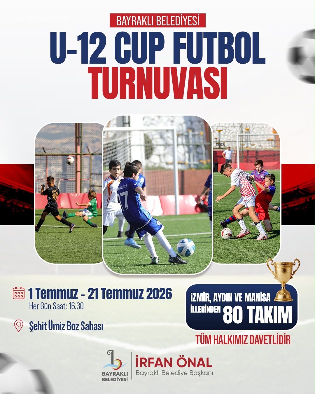 Bayraklı'da Dev Futbol Heyecanı Başladı! 80 Takım Kıyasıya Yarışacak (2)