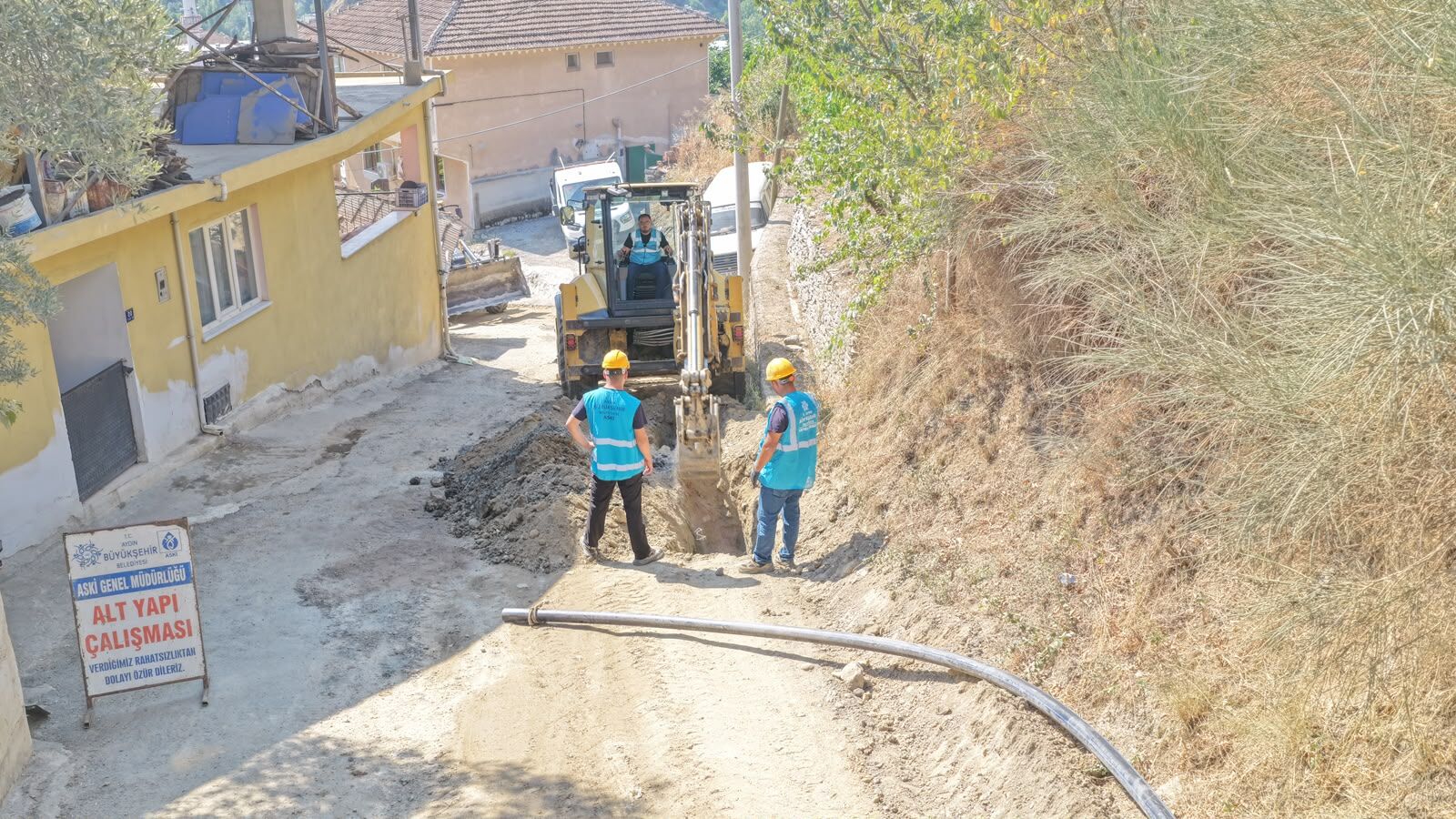 Aydın’da Bir Mahallenin Altyapısı Baştan Yenileniyor (2)