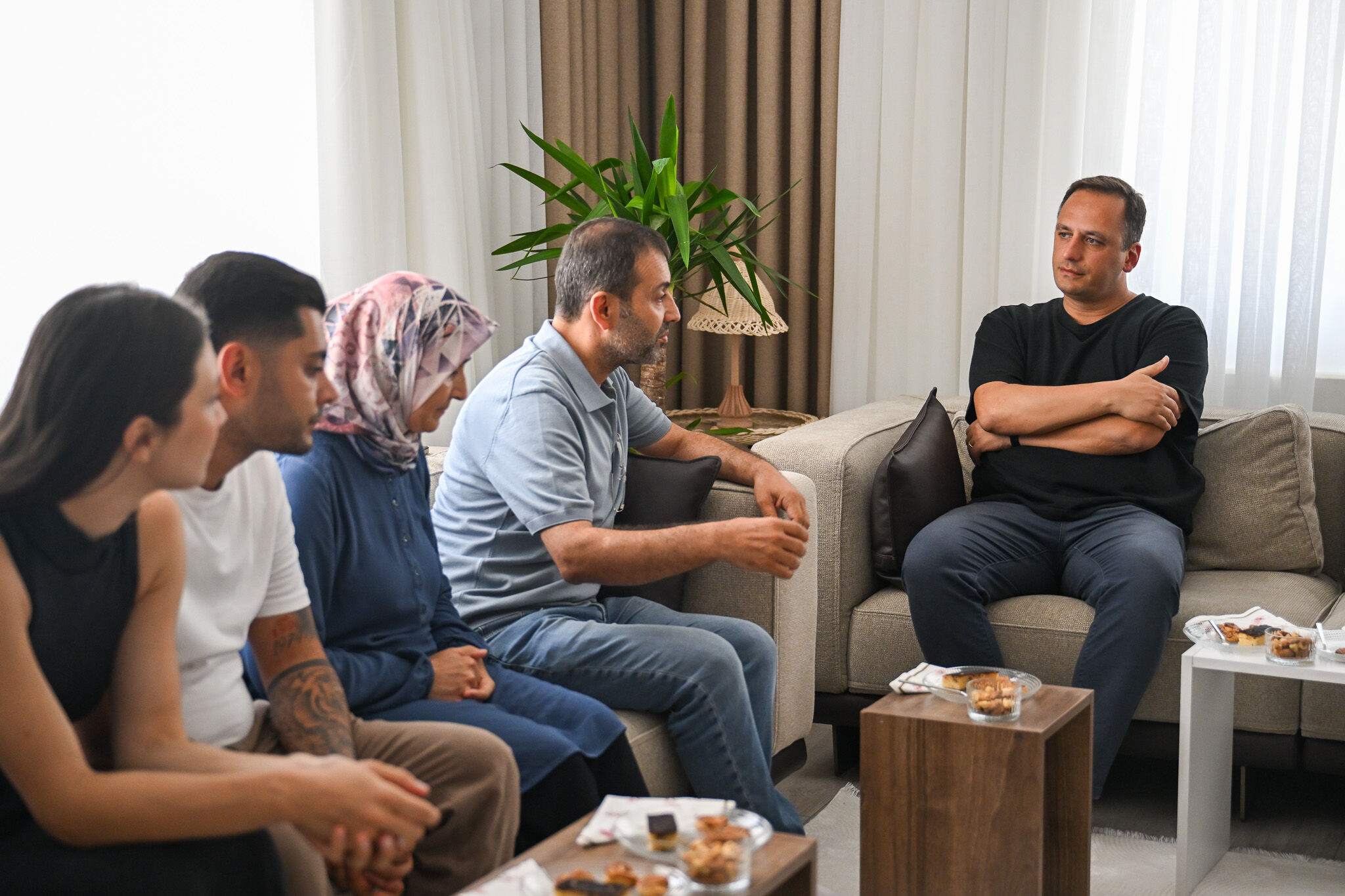 Başkan Eşki, Şehit Cankaya’nın Ailesinin Evine Konuk Oldu (1)