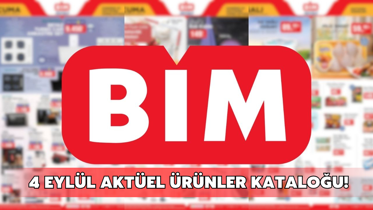 BİM 1-4 Eylül 2026 aktüel ürünler kataloğu yayınlandı! İşte haftanın fırsatları...