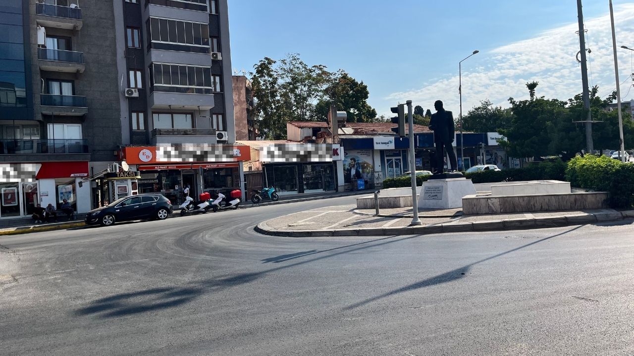 Buca’da Korku Dolu Anlar Kamerada! Telefonla Konuşurken Ölümden Döndü (2)