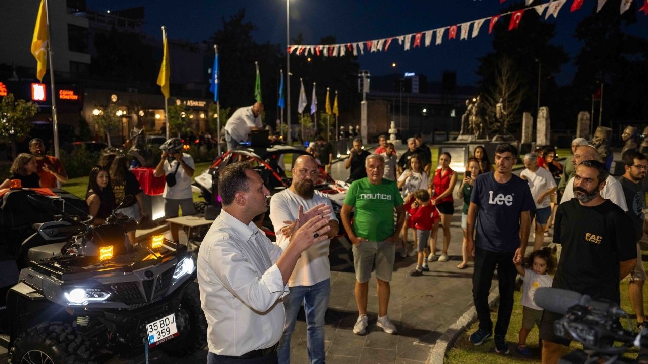 İki Farklı Noktadan Hareket Ettiler 40 Araç Bornova’da Tek Yürek Oldu (2)