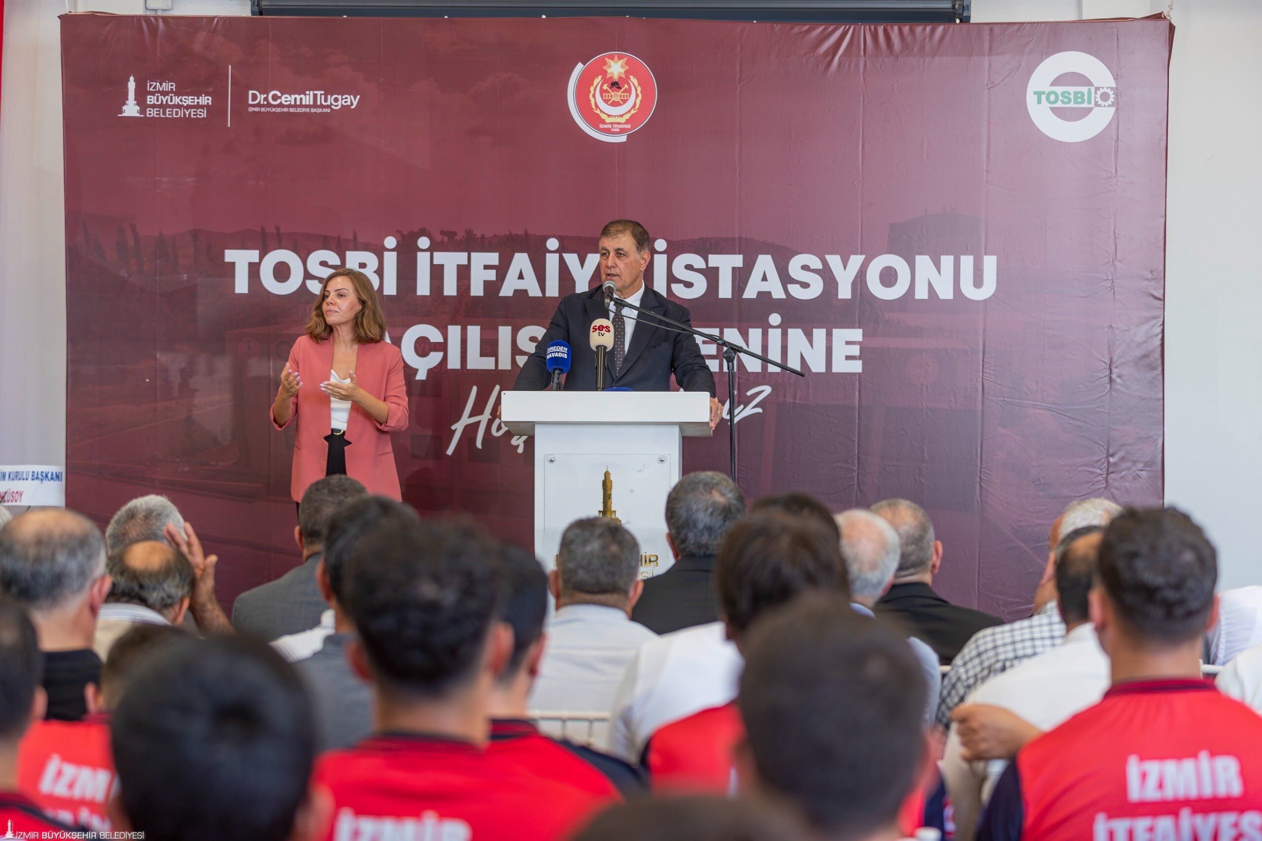 İzmir'de Yeni Itfaiye Tesisi Hizmete Açıldı! Başkan Tugay’dan Dikkat Çeken Yangın Uyarısı (1)