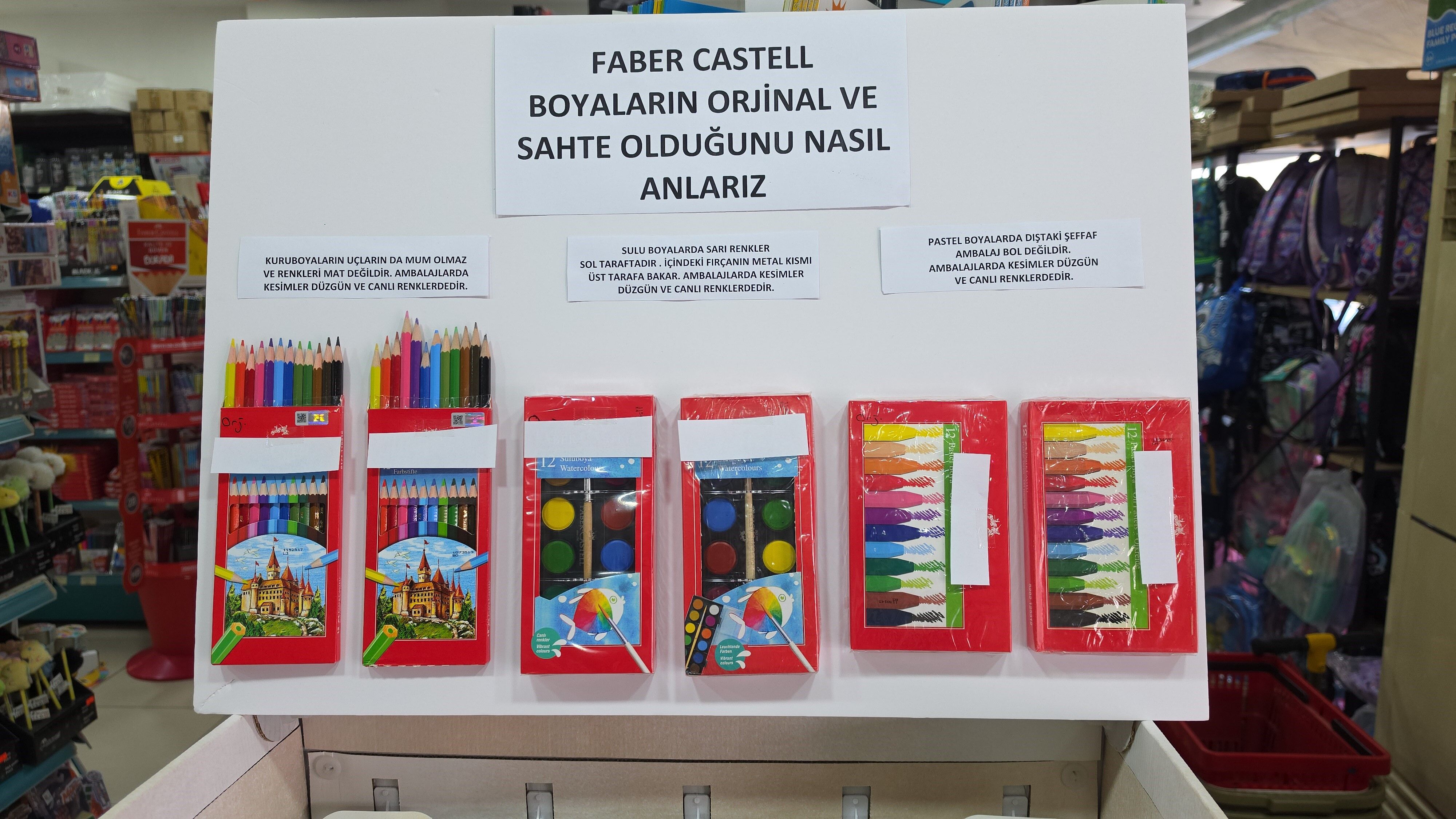 Okul Alışverişinde Veliler Dikkat! Markalı Ürünlerin Sahteleri Piyasayı Sardı (1)