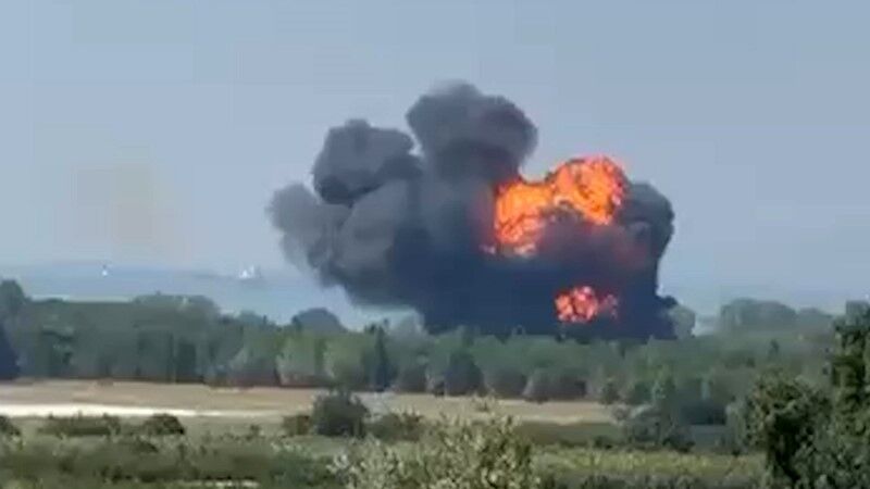 Son Dakika Askeri Uçak Düştü! O Anlar Kamerada