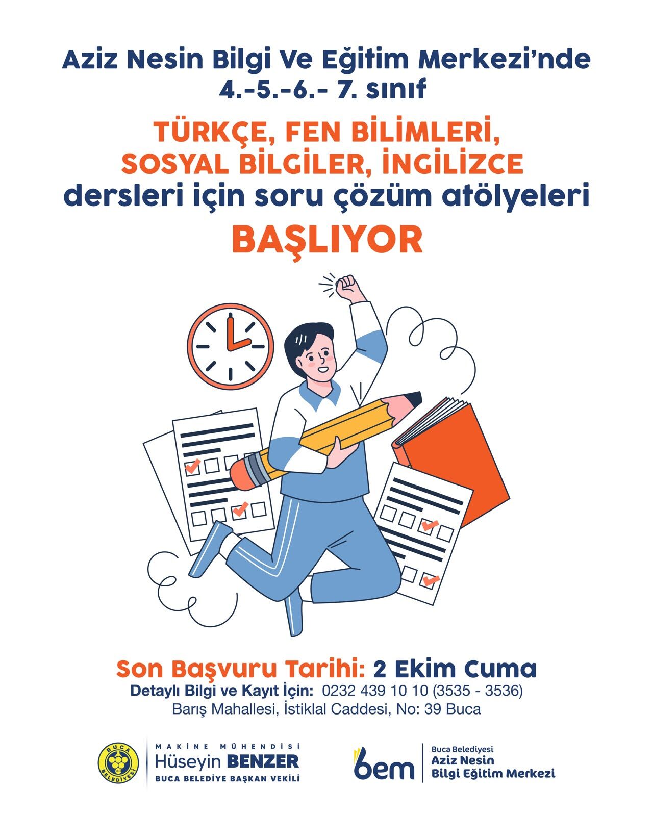 Buca Belediyesi Duyurdu Soru Çözüm Atölyeleri Için Başvurular Başlıyor (2)