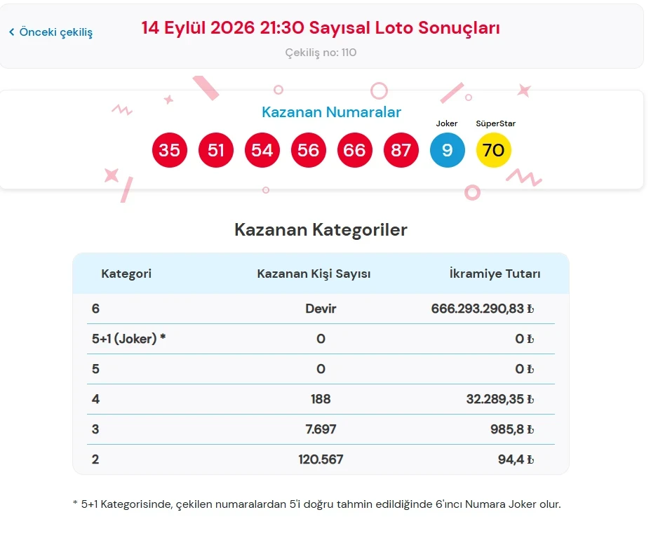 Çılgın Sayısal Loto-25