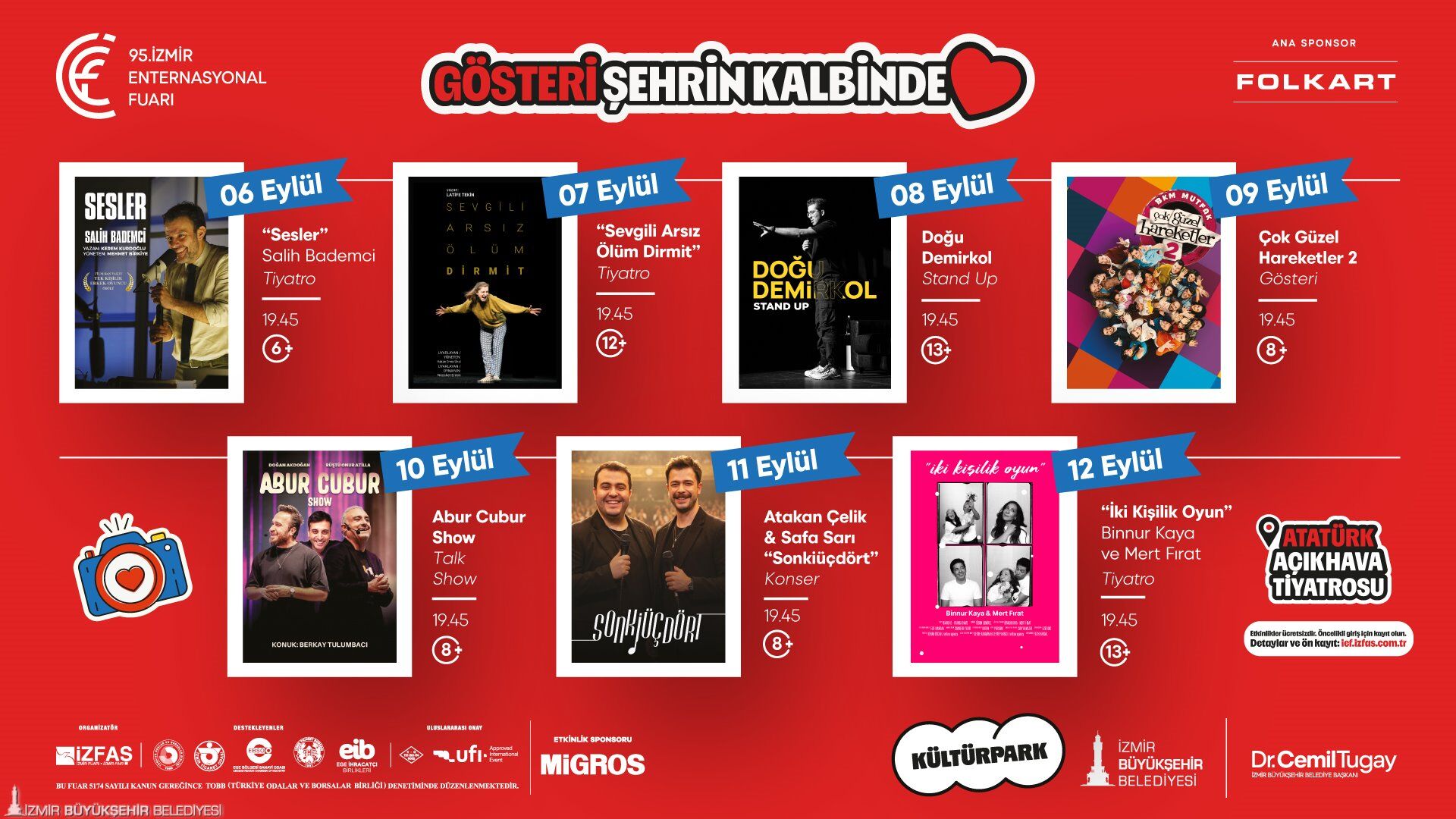 İzmir’de Fuar Haftası Yarın Başlıyor Açıkhava Programı Belli Oldu (1)