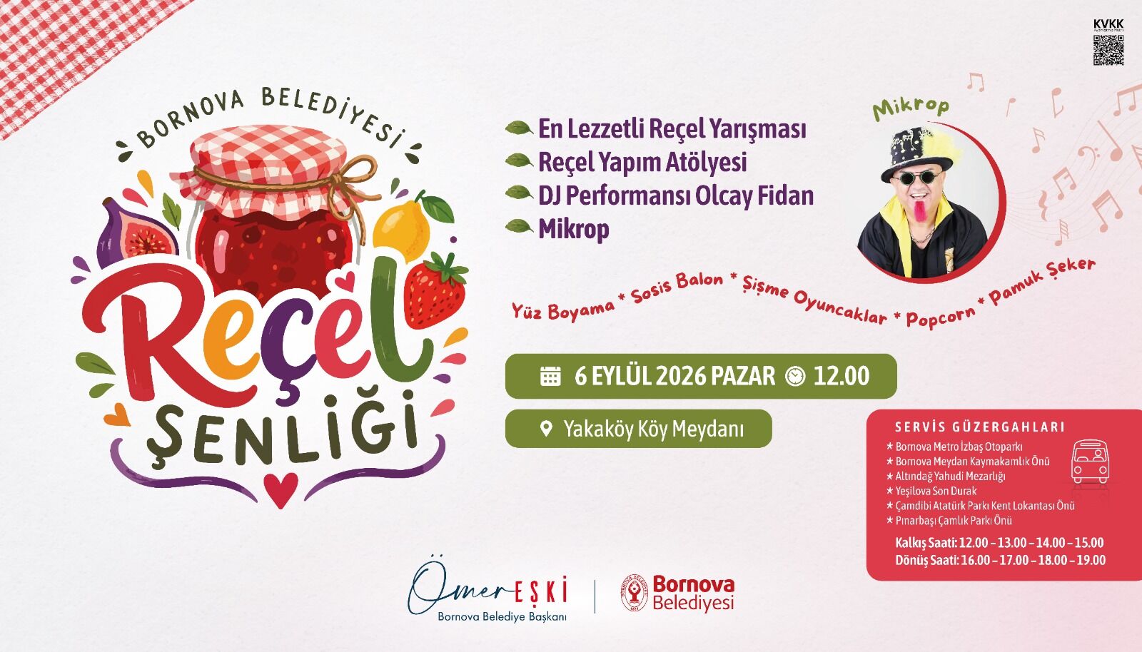 İzmir’de Reçel Şenliği Düzenlenecek Ücretsiz Servisler Nerelerden Kalkacak (1)-1