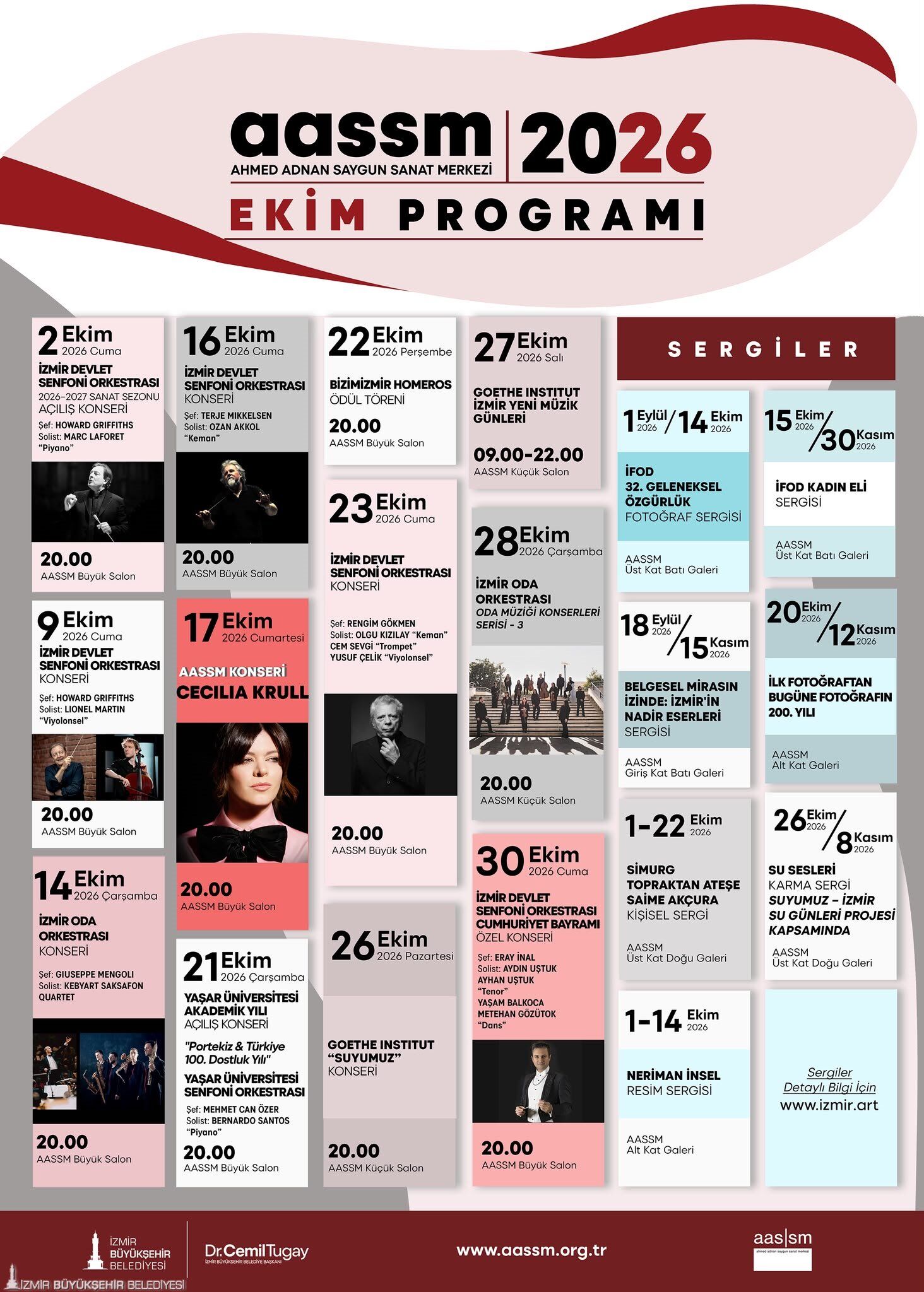 İzmir’de Sanat Sezonu Başlıyor! Aassm’de Ekim Ayı Programı Belli Oldu İşte Etkinlik Takvimi (1)