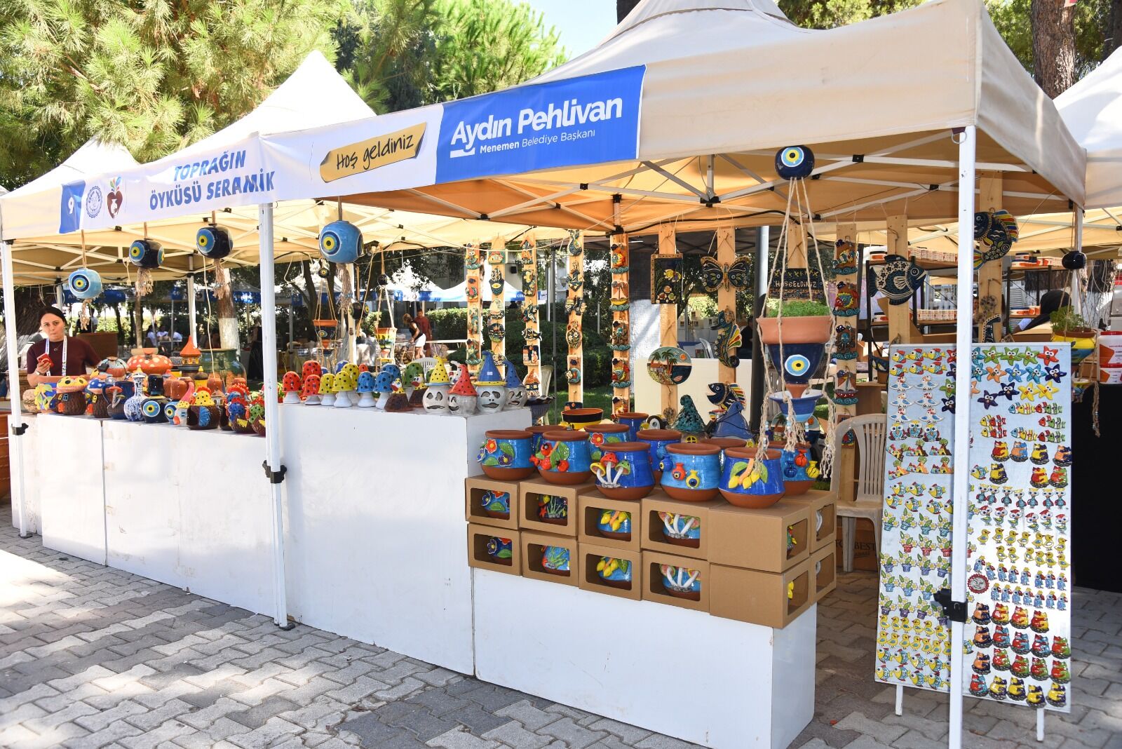 Menemen’de Stantlar Doldu Taştı Çömlek Festivali Devam Ediyor (2)