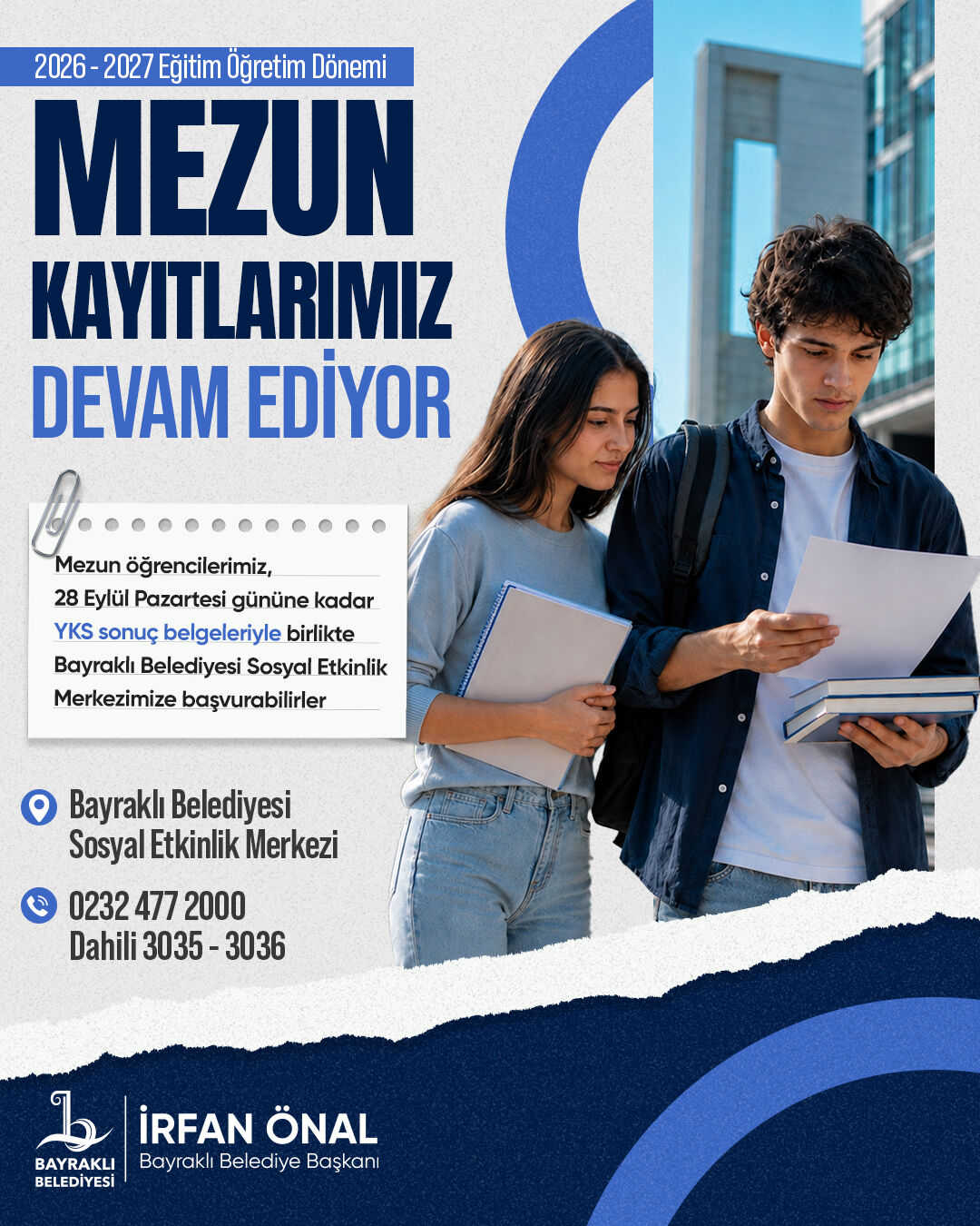 Üniversite Sınavlarına Hazırlananlara Müjde! Bayraklı’da Kayıtlar Başladı