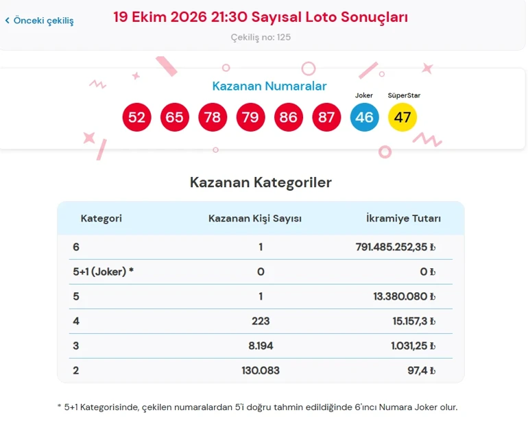 Çılgın Sayısal Loto-31