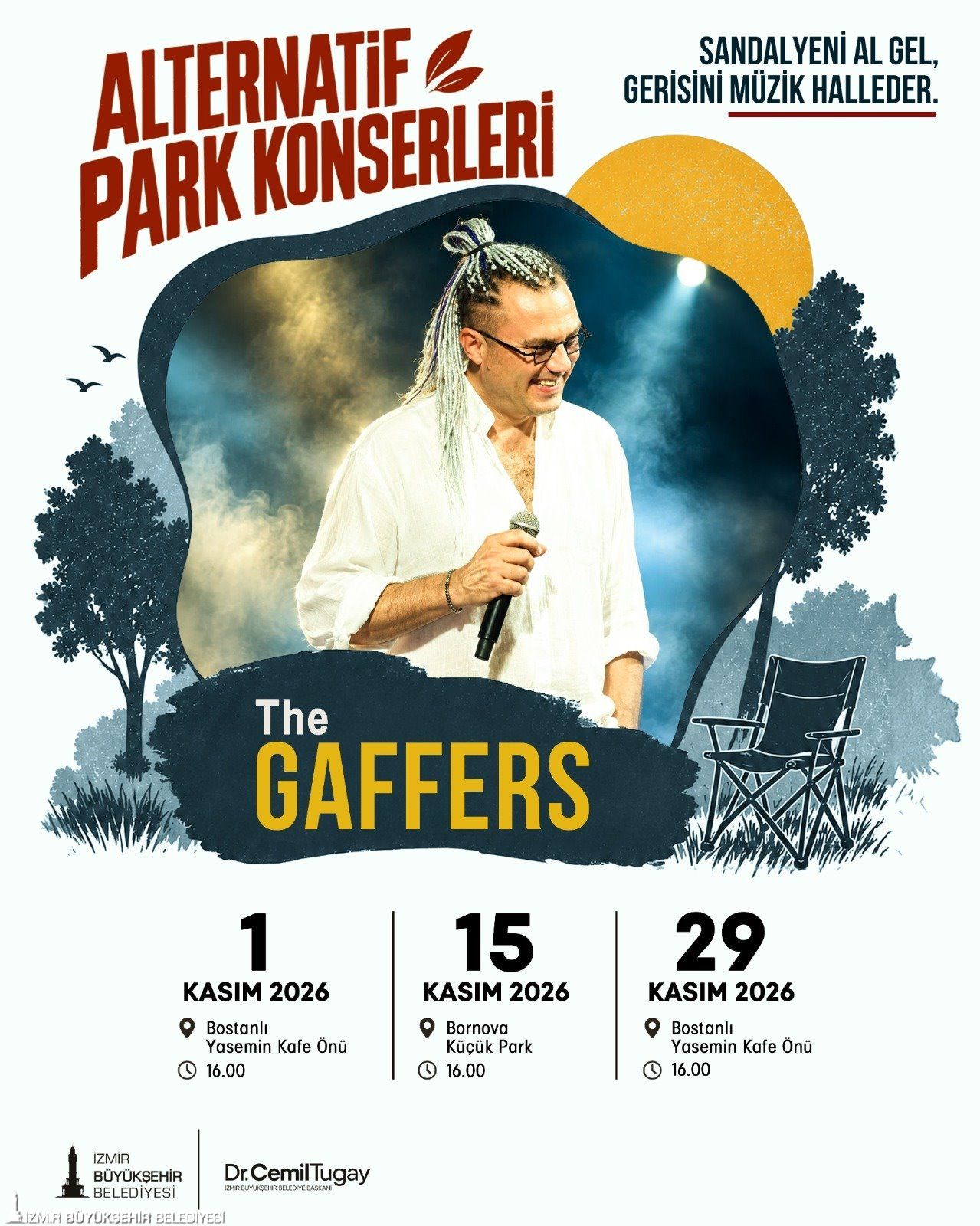 İzmir’in Parkları Yeniden Sahneye Dönüşüyor İşte Konser Takvimi