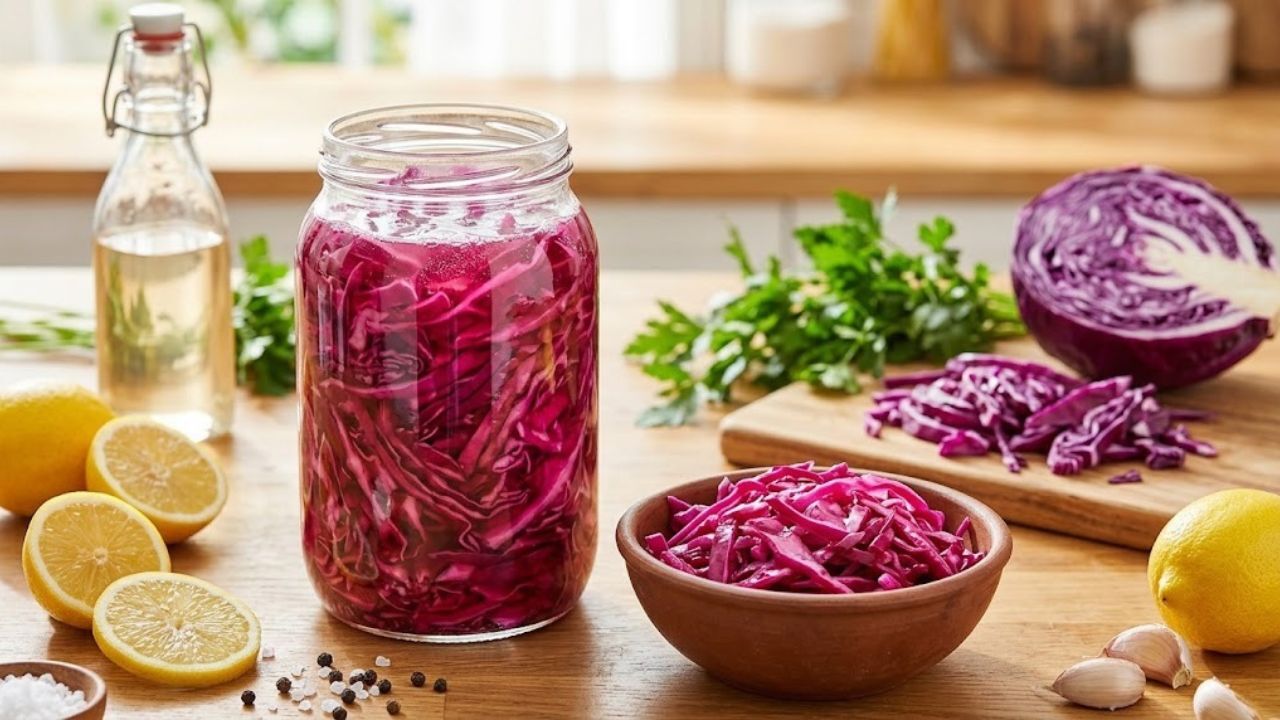 Lokanta usulü mor lahana turşusu sirke ile mi limonla mı olur? Kaç günde hazır olur?