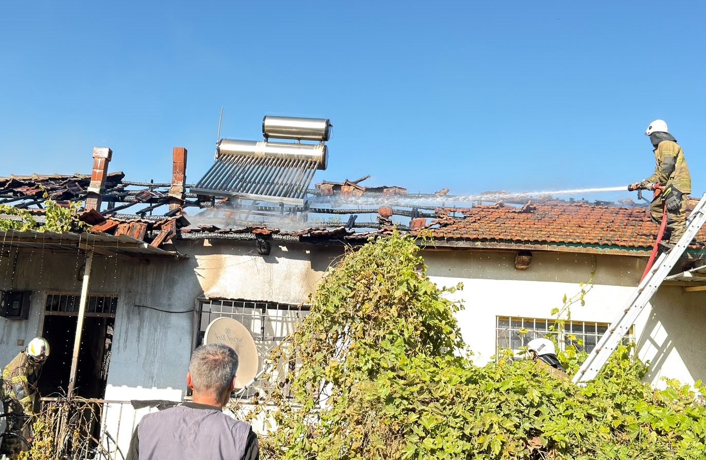 Ödemiş'te Korkutan Yangın Ekipler Seferber Oldu (2)