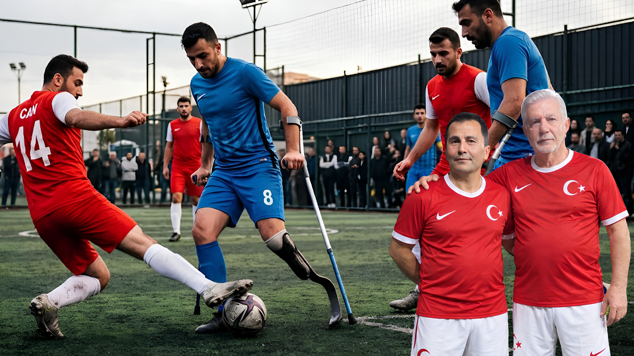Sanayinin ustaları sahada dayanışmanın kupası ortada