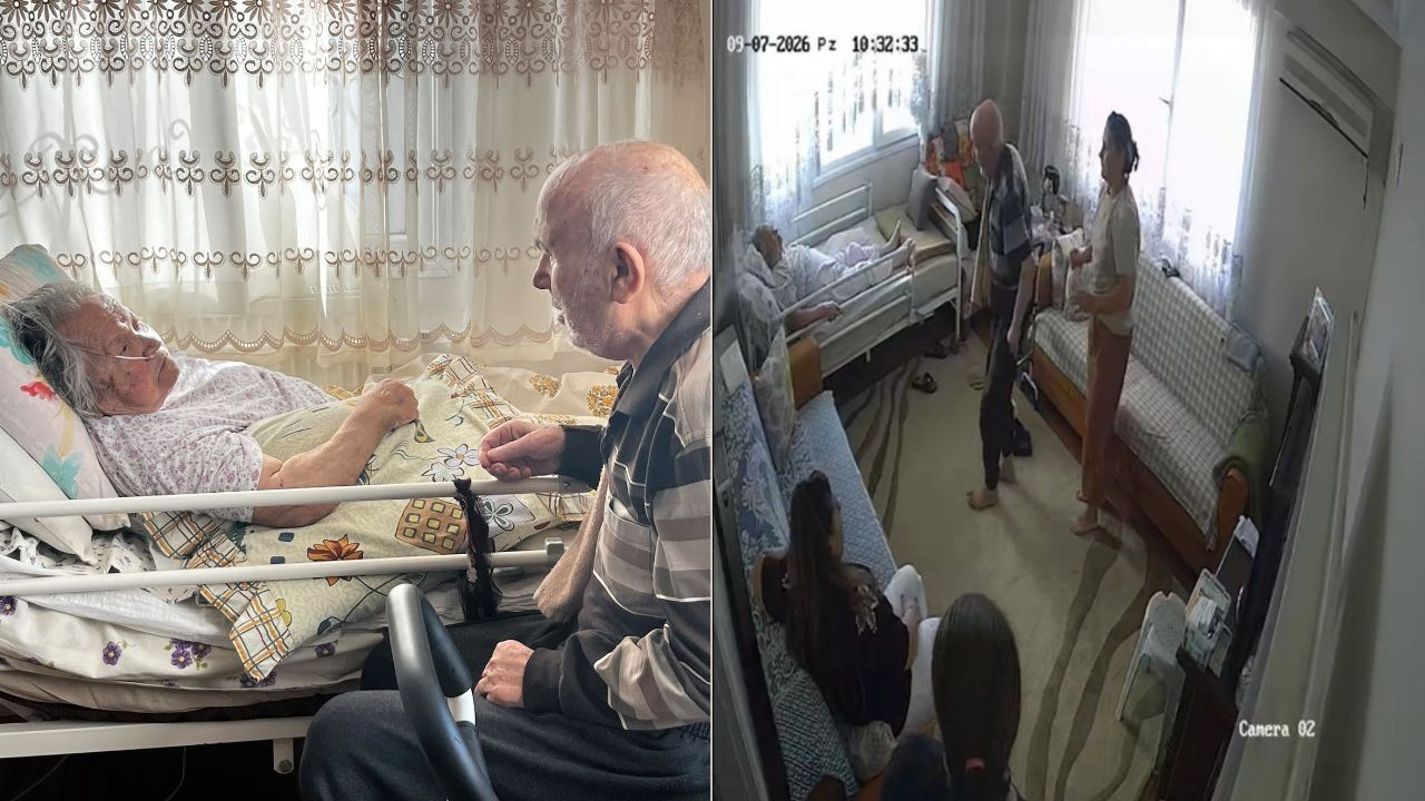 “Ölüm bizi ayırana dek” dediler! 68 yıllık evlilikten duygulandıran görüntüler...