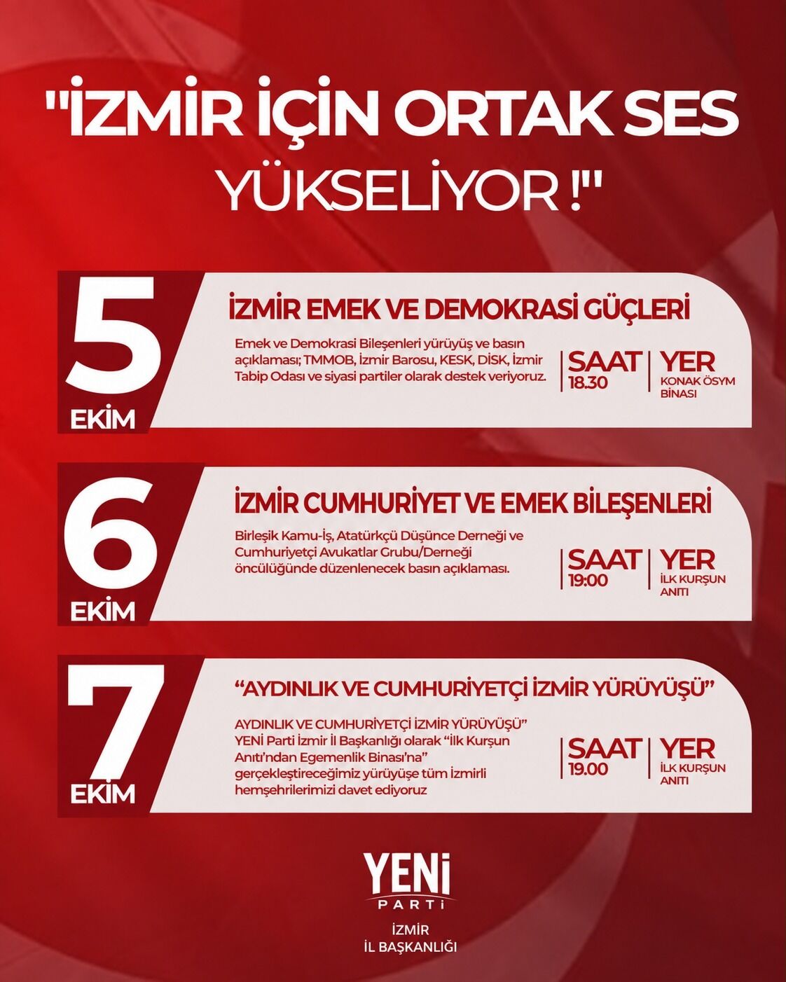 Transferler Sonrasi Eylem Karari Yeni Parti Izmirde Harekete Gecti 3