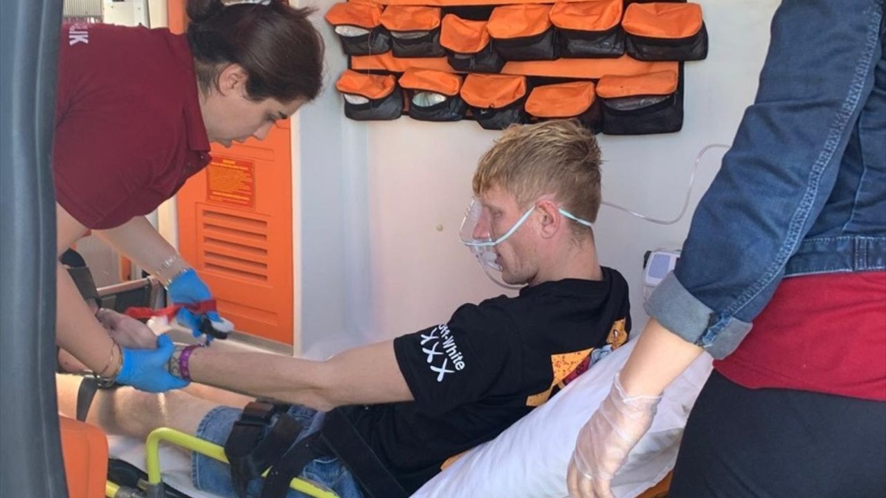 Dalış yapmak için denize girmişti! Polonyalı turistin yardımına ekipler yetişti