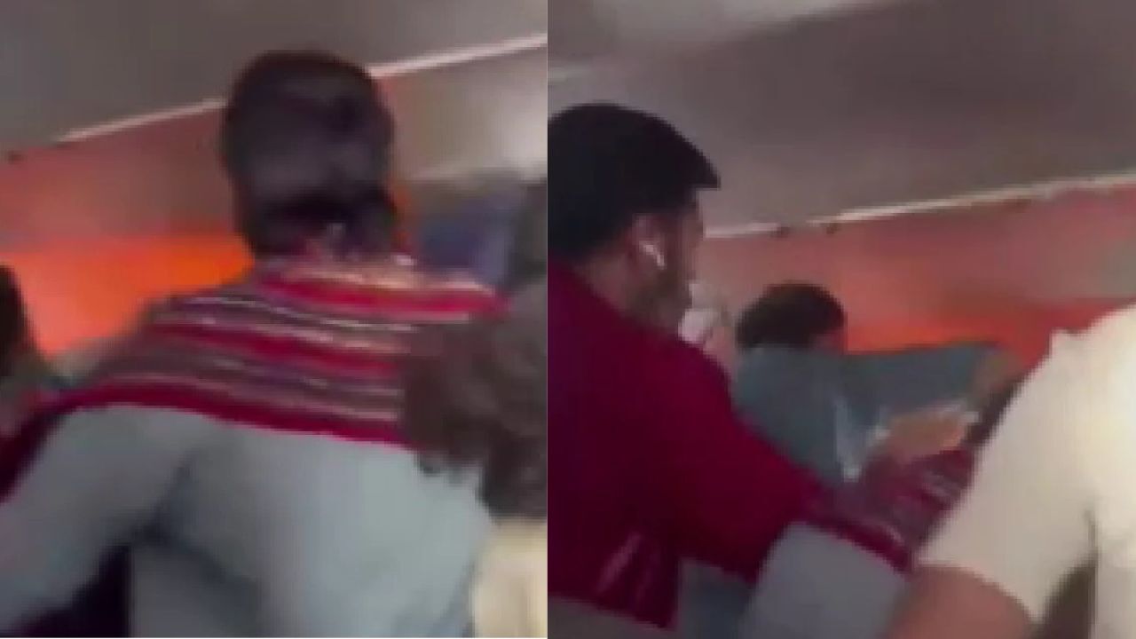 Yolcu Uçağında Taşınabilir Şarj Cihazı Patladı! Uçak Acil Iniş Yaptı00