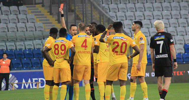 Kayserispor'un kart raporu